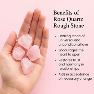 Healing Rose Quartz Rough Cystals Rose Quartz Roughs for Love