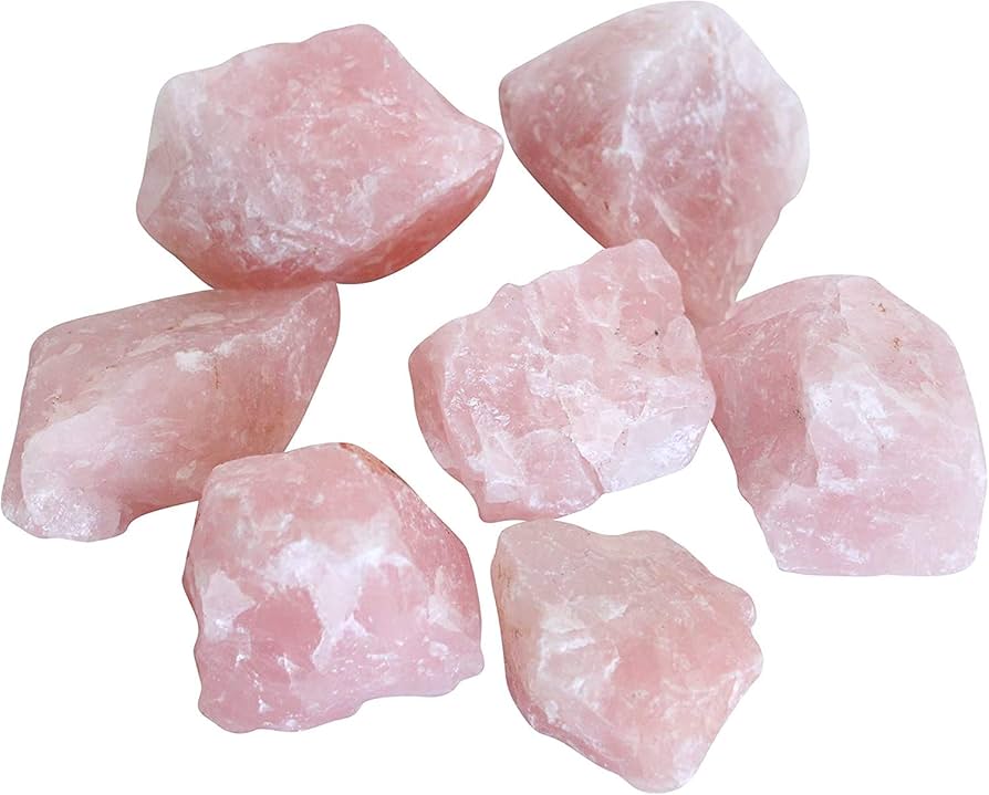 61GEUdNscHL._AC_UF894,1000_QL80_ Healing Rose Quartz Rough Cystals - Image 4