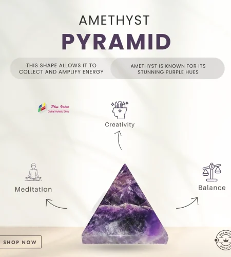 About amethyst pyramid 2 inch